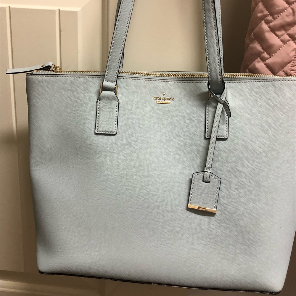 Kate Spade Large Shoulder Bag in Powder Blue